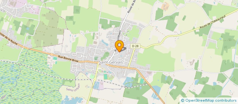 localisation de l'entreprise MONSIEUR CHRISTIAN COUTON  SAINT-GERVAIS