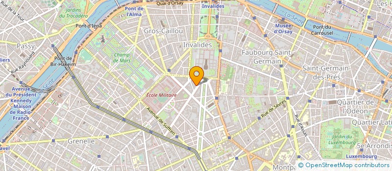 localisation de l'entreprise MONSIEUR CHRISTIAN COUTURIER à PARIS