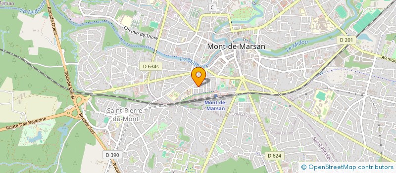 localisation de l'entreprise MONSIEUR CHRISTIAN COYNEL  MONT-DE-MARSAN