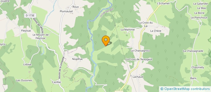 localisation de l'entreprise MONSIEUR CHRISTIAN CRANTELLE  ORLIAC-DE-BAR