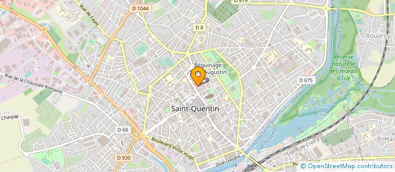 localisation de l'entreprise MONSIEUR CHRISTIAN CRAUSER à SAINT-QUENTIN
