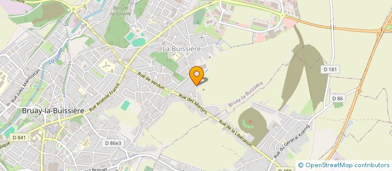 localisation de l'entreprise MONSIEUR CHRISTIAN CREPIN  BRUAY-LA-BUISSIERE