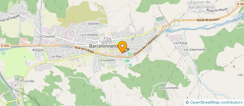 localisation de l'entreprise MONSIEUR CHRISTIAN CREPINEAU à BARCELONNETTE
