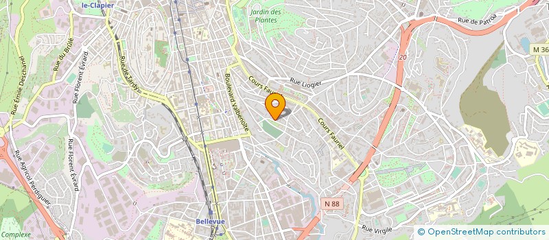 localisation de l'entreprise MONSIEUR CHRISTIAN CRESSENT à SAINT-ETIENNE