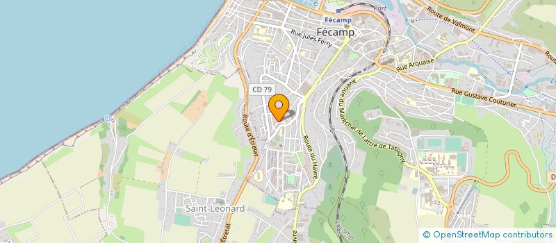 localisation de l'entreprise MONSIEUR CHRISTIAN CROCHEMORE à FECAMP