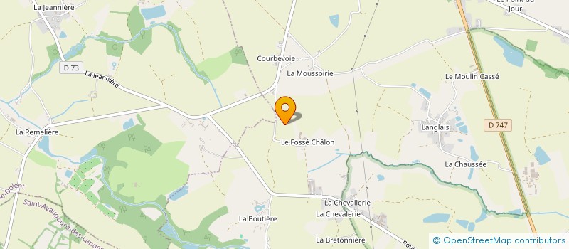 localisation de l'entreprise MONSIEUR CHRISTIAN CRON à LA BOISSIERE-DES-LANDES