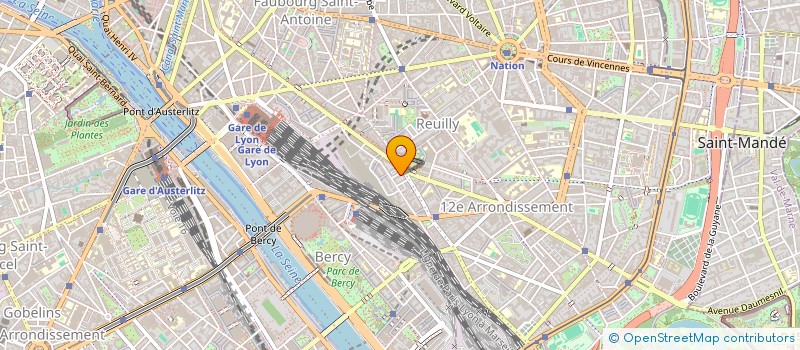 localisation de l'entreprise MONSIEUR CHRISTIAN CROO  PARIS