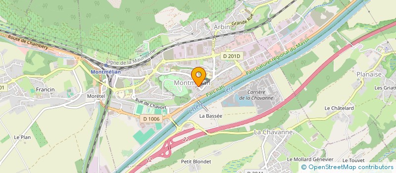 localisation de l'entreprise MONSIEUR CHRISTIAN CSOMOS à MONTMELIAN