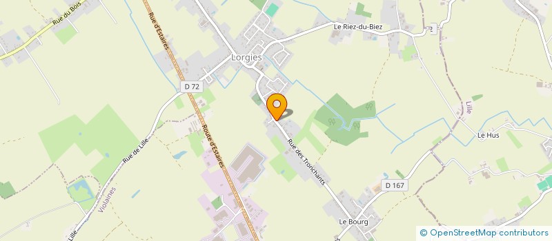 localisation de l'entreprise MONSIEUR CHRISTIAN CUISINIER  LORGIES