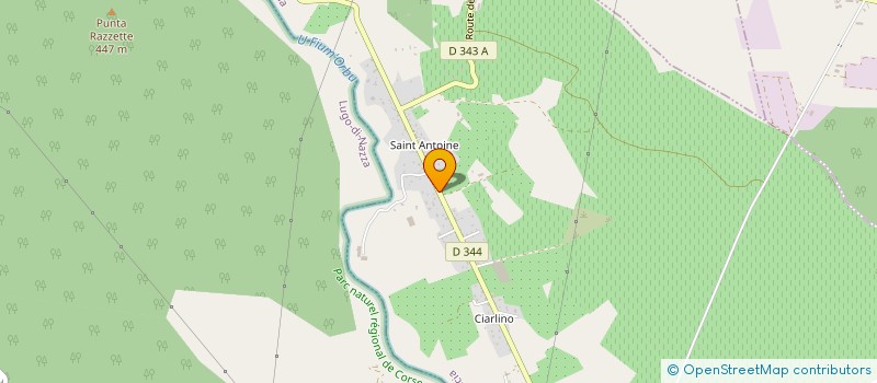 localisation de l'entreprise MONSIEUR CHRISTIAN CUREAU  GHISONACCIA