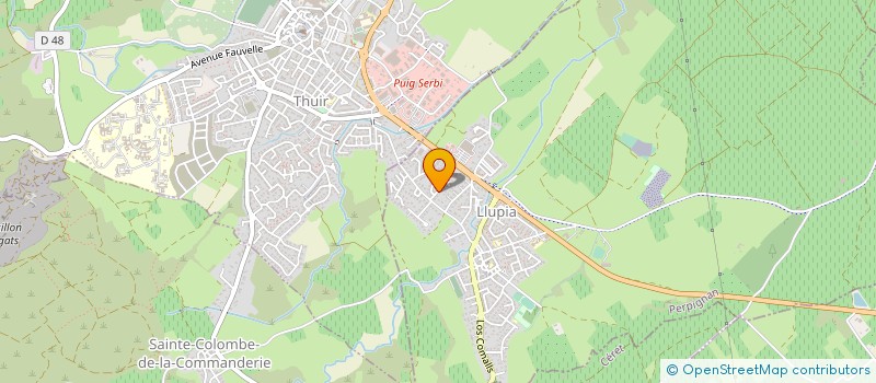 localisation de l'entreprise MONSIEUR CHRISTIAN CURNIER  FOURQUES