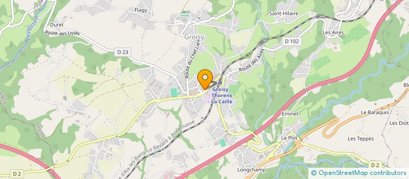 localisation de l'entreprise MONSIEUR CHRISTIAN CUSSONNEAU à GROISY