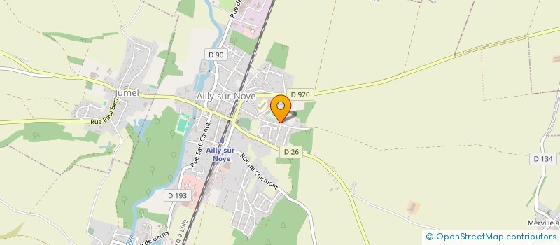 localisation de l'entreprise MONSIEUR CHRISTIAN CUVELLIER  AILLY-SUR-NOYE