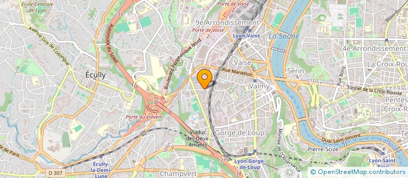 localisation de l'entreprise MONSIEUR CHRISTIAN CYRILLE NDANGUERE  LYON