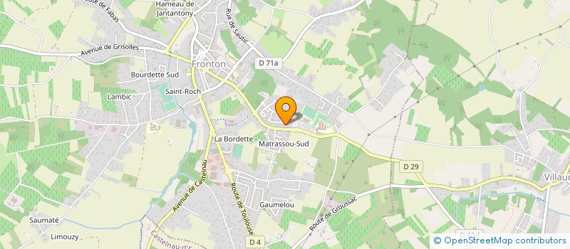 localisation de l'entreprise MONSIEUR CHRISTIAN CZERWINSKI  VILLAUDRIC