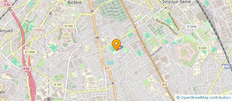 localisation de l'entreprise MONSIEUR CHRISTIAN D ANDREA  VILLEJUIF