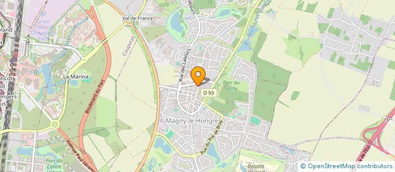 localisation de l'entreprise MONSIEUR CHRISTIAN D'EMAL  MAGNY-LE-HONGRE