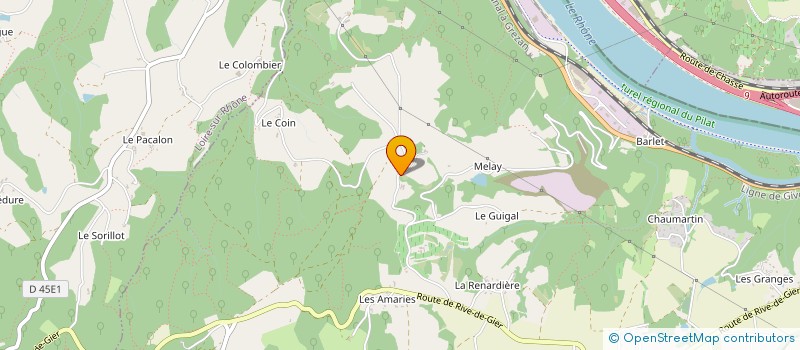 localisation de l'entreprise MONSIEUR CHRISTIAN D ORLANDO  SAINT-ROMAIN-EN-GAL