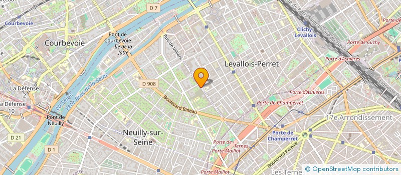 localisation de l'entreprise MONSIEUR CHRISTIAN DA FONSECA à NEUILLY-SUR-SEINE