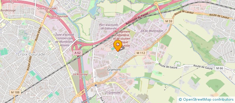 localisation de l'entreprise MONSIEUR CHRISTIAN DABLANC  TOULOUSE
