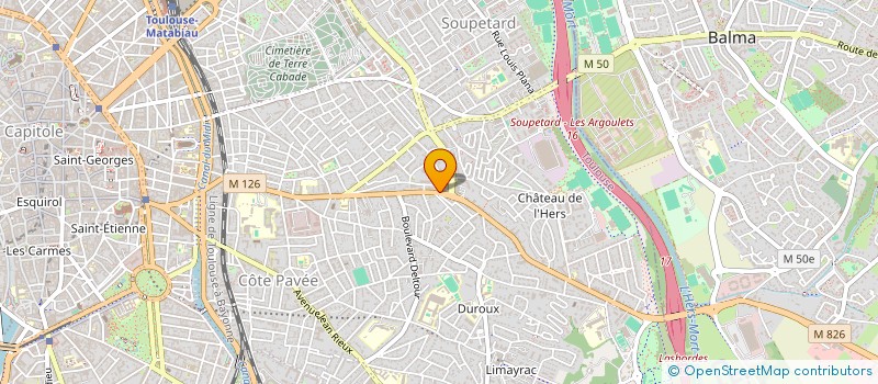 localisation de l'entreprise MONSIEUR CHRISTIAN DAFFIS  TOULOUSE