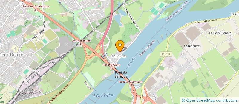 localisation de l'entreprise MONSIEUR CHRISTIAN DAHERON  SAINTE-LUCE-SUR-LOIRE