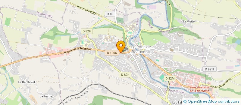 localisation de l'entreprise MONSIEUR CHRISTIAN DAL'AGNOL  LE PONT-DE-BEAUVOISIN