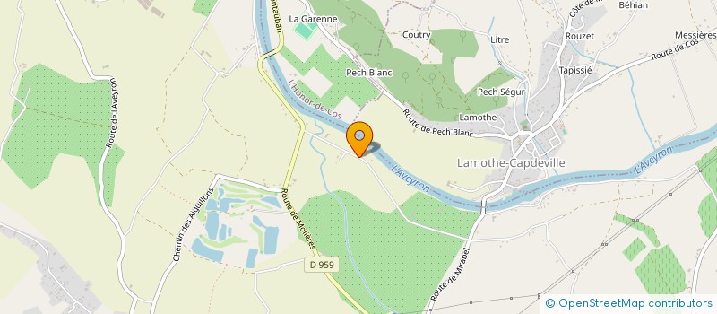 localisation de l'entreprise MONSIEUR CHRISTIAN DALLA-COSTA  MONTAUBAN