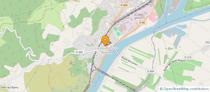 localisation de l'entreprise MONSIEUR CHRISTIAN DALLARD à LA VOULTE-SUR-RHONE