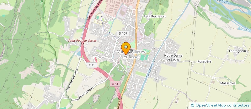 localisation de l'entreprise MONSIEUR CHRISTIAN DALMAS  VARCES-ALLIERES-ET-RISSET