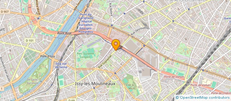 localisation de l'entreprise MONSIEUR CHRISTIAN DAMIT à ISSY-LES-MOULINEAUX