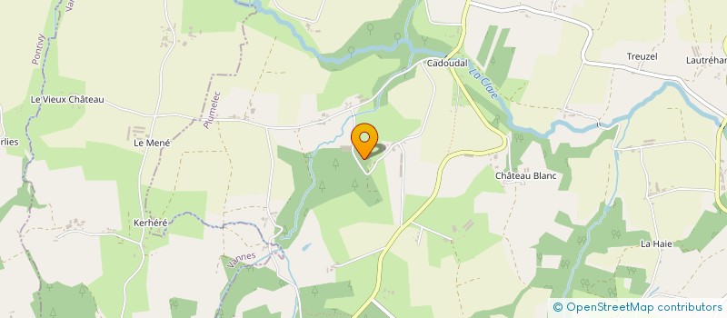 localisation de l'entreprise MONSIEUR CHRISTIAN DANET  PLUMELEC