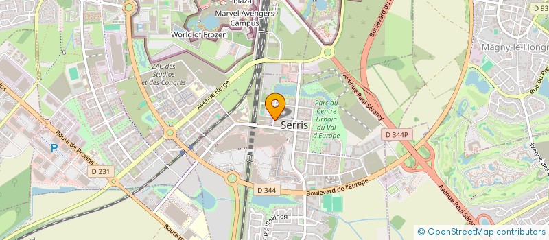 localisation de l'entreprise MONSIEUR CHRISTIAN DANGUY  SERRIS