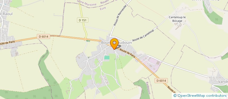 localisation de l'entreprise MONSIEUR CHRISTIAN DANIEL  BOURG-BEAUDOUIN