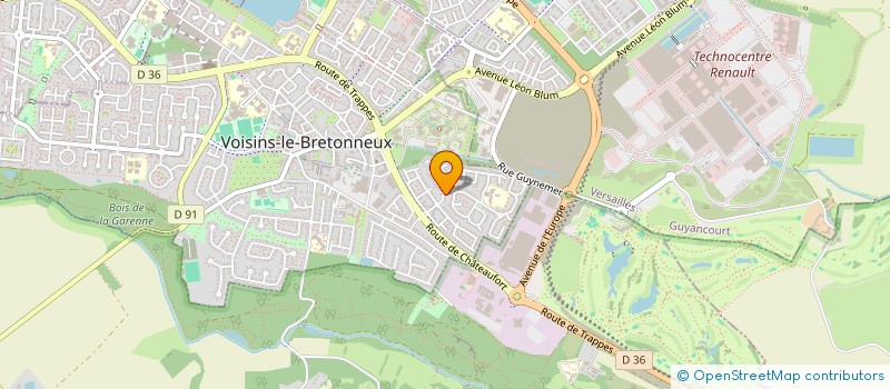 localisation de l'entreprise MONSIEUR CHRISTIAN DANION  VOISINS-LE-BRETONNEUX