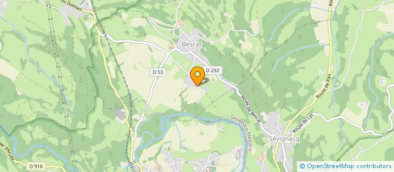 localisation de l'entreprise MONSIEUR CHRISTIAN DANIS  BESCAT