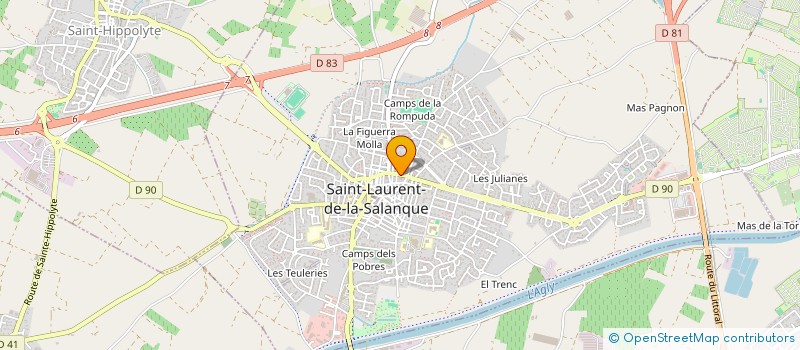 localisation de l'entreprise MONSIEUR CHRISTIAN DANOY à SAINT-LAURENT-DE-LA-SALANQUE