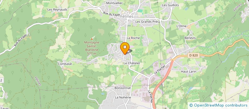 localisation de l'entreprise MONSIEUR CHRISTIAN DARIOT  FELINES