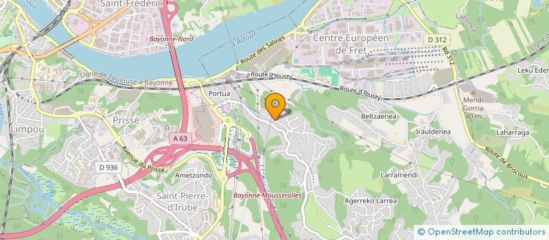 localisation de l'entreprise MONSIEUR CHRISTIAN DARRICAU  URCUIT