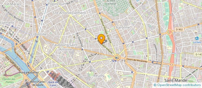 localisation de l'entreprise MONSIEUR CHRISTIAN DARTUS à PARIS