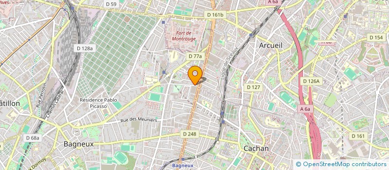 localisation de l'entreprise MONSIEUR CHRISTIAN DASCHEVICI à BAGNEUX