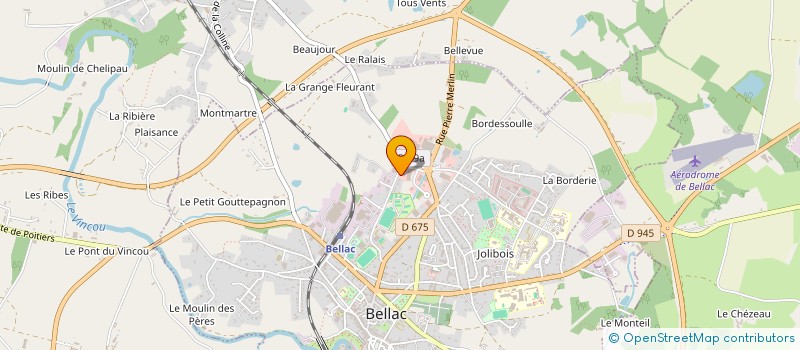 localisation de l'entreprise MONSIEUR CHRISTIAN DAUPHIN à BELLAC
