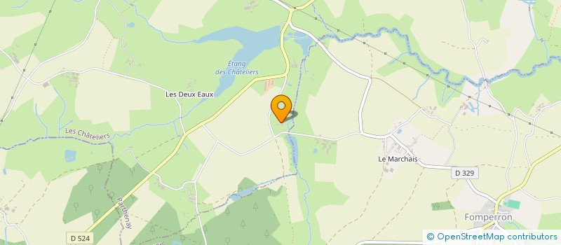 localisation de l'entreprise MONSIEUR CHRISTIAN DAVID  SAINT-GERMIER