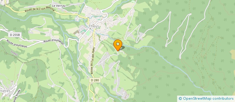 localisation de l'entreprise MONSIEUR CHRISTIAN DAVID  THEYS