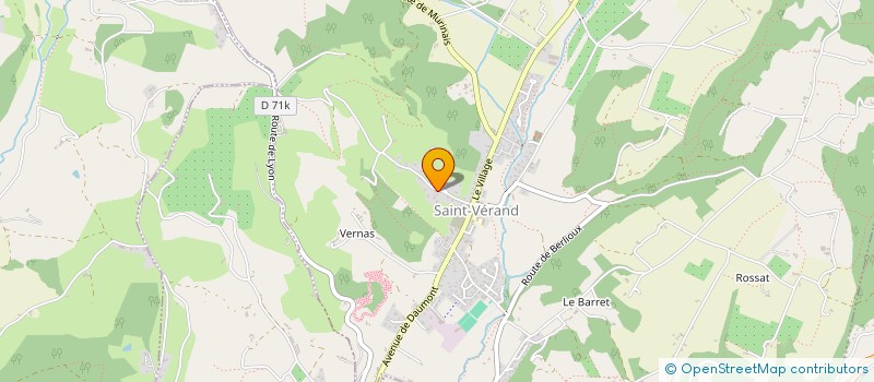 localisation de l'entreprise MONSIEUR CHRISTIAN DAVID  SAINT-VERAND