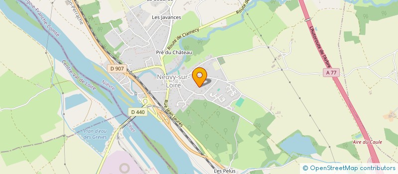 localisation de l'entreprise MONSIEUR CHRISTIAN DAVID à NEUVY-SUR-LOIRE