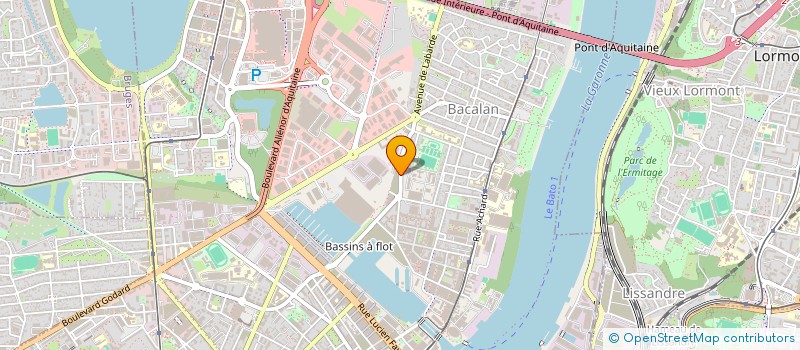 localisation de l'entreprise MONSIEUR CHRISTIAN DAYRES  BORDEAUX