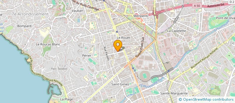 localisation de l'entreprise MONSIEUR CHRISTIAN DE CAMPOU à MARSEILLE 8