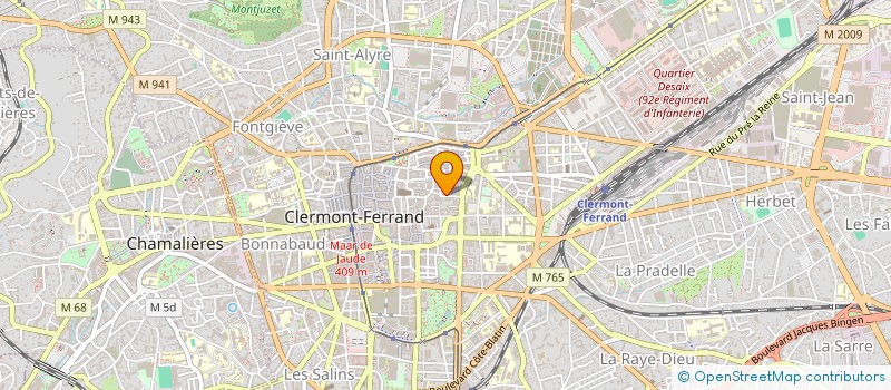 localisation de l'entreprise MONSIEUR CHRISTIAN DE FRUTOS à CLERMONT-FERRAND