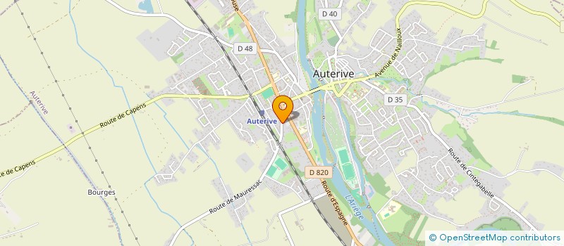 localisation de l'entreprise MONSIEUR CHRISTIAN DE GASTEBOIS  GRAZAC